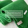 Selected Australian Pure Cotton Wool 100% Cashmere Scarf New Solid Color Versatile Men's Women's Autumn and Winter Warm Knitted