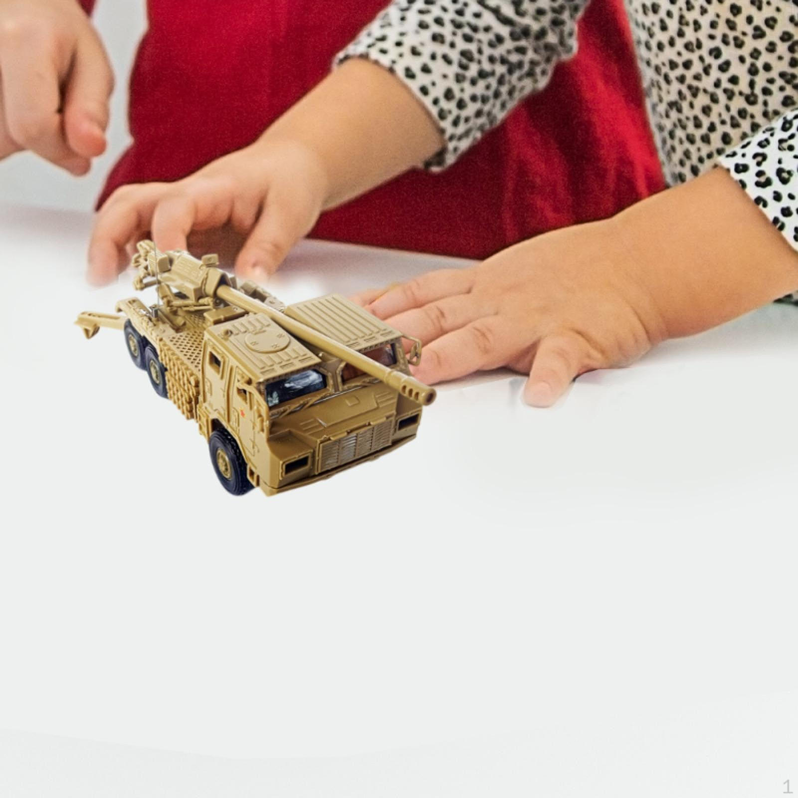 

1/72 4D модель танка Колісниця Мініатюрний комплект для складання броньованої машини для жовтий