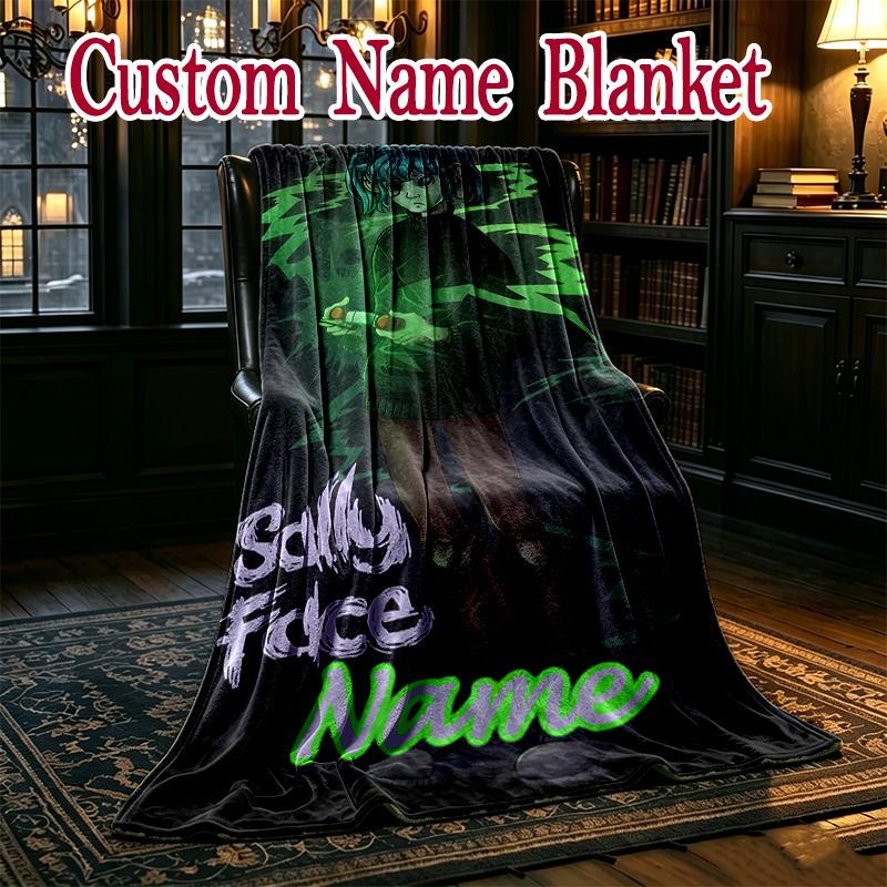 1pc Cozy Print Blanket, Sally Face (5) Blanket Appropriate for Home Picnic and Travel Adventures