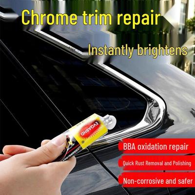 Car Chrome Oxidation Repair & Cleaner for Windows, Doors, and Stainless Steel Trim