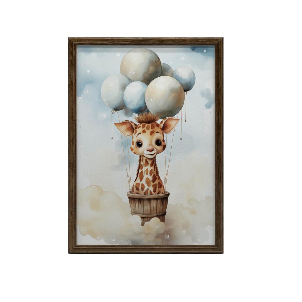 Balloon Dreamland Balloon Dreamland, 30X40 Cm, White Wooden Frame, 230 Gsm Matte Paper
