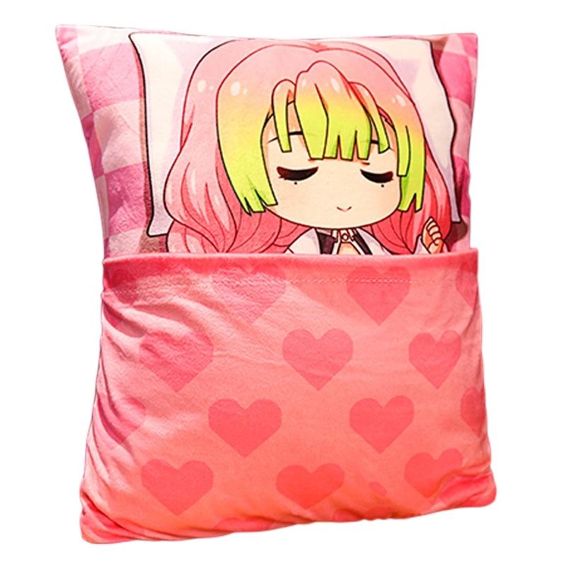 Slayer Demon Nezuko Tanjiro Pillow Soft Cushion Anime Cushion Plush Toys Gifts