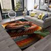 3D Gothic Schlange Schlangen Python Viper Teppich Teppich für Zuhause Wohnzimmer Schlafzimmer Sofa Fußmatte Dekor, Kinder Teppich Rutschfeste Bodenmatte