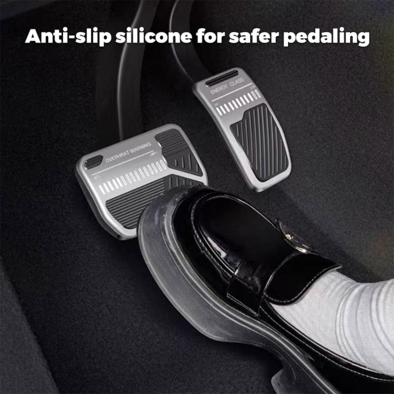 Universal Non-Slip Brake Accelerator Non-slip Foot Rest Pedal Pad Cover Footrest Auto Car Accessories for  Y 2pcs
