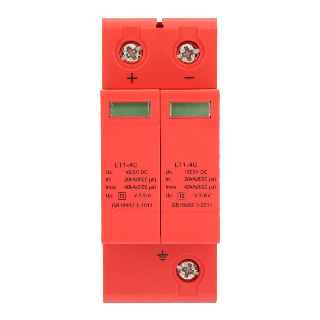 DC1000V 2P 20KA 40KA House Surge Protective Low voltage Arrester Device