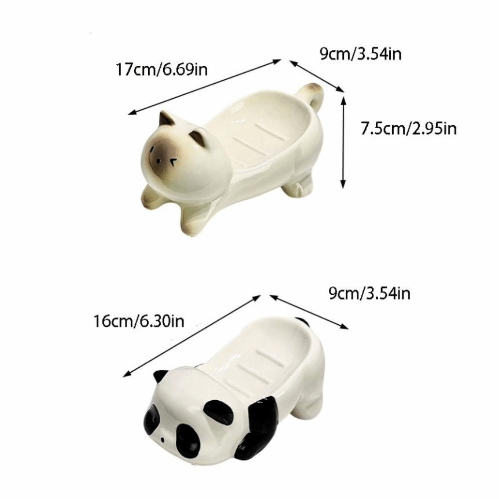 Cute Soap Holder Cartoon Soap Dish Bathroom Accessories Bathroom Storage Rack Bathroom