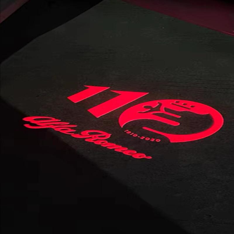 LED Emblem Lamp Car Door Projector Logo Welcome Light For Alfa Romeo 159 Mito Stelvio Brera Spider Giulietta Giulia AccessoriesKB1