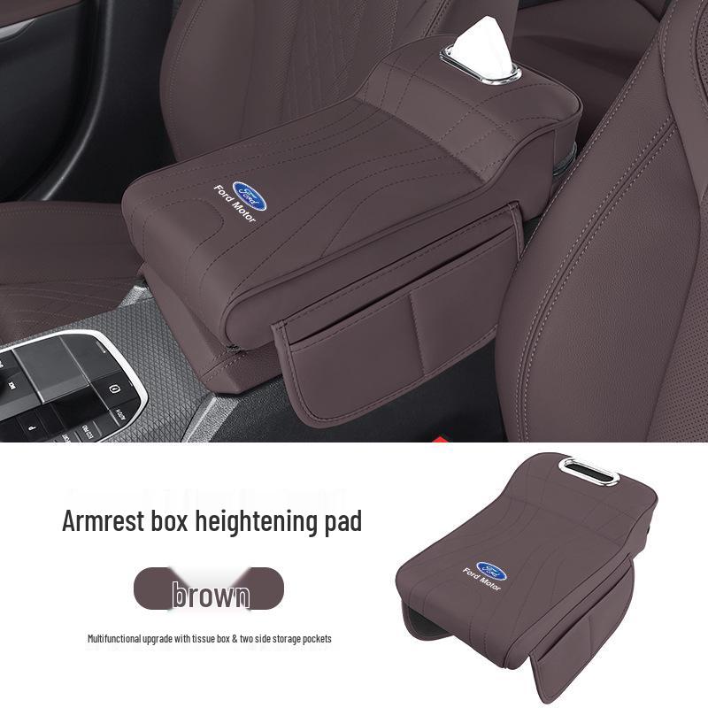 Ford Armleuning Elleboogsteun Kussen & Tissue Opbergruimte voor Mondeo, Focus, Edge, Explorer Interieur.