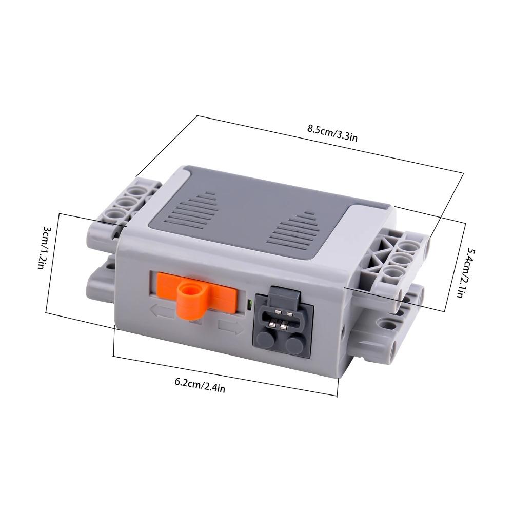 MOC Power Functions Pezzi Blocchi da Costruzione Binario Treno Motore Scatola Batteria Ricevitore Telecomando Infrarossi M-motor per Legoeds