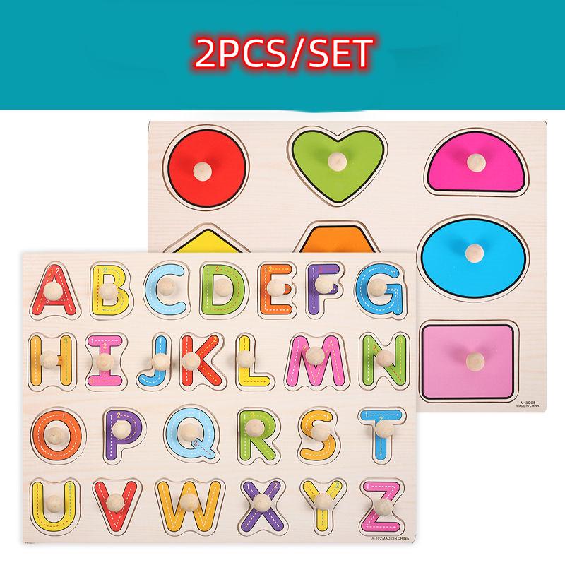 Montessori Baby Puzzle Educational Toys For Children Baby Game Puzzle Board Jigsaw Child Puzzle Wooden Puzzles For Kids 2 3 Year