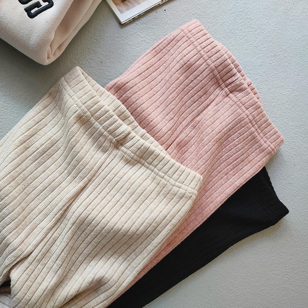 Toddler Baby Girls Leggings for Kids Spring Autumn Threaded Cashmere Stretch Tight Pants