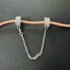 Zircon Safety Chain Fixed Buckle Beaded Copper Colors For Charms Copper Colors Original Bracelet For Jewelry Making