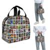 Complete Works Of Stephen King Insulated Lunch Bag for Women Children Leakproof Food Boxes Thermal Lunch Box Tote