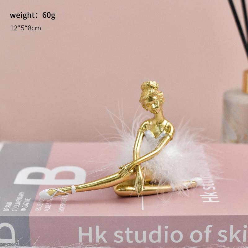 

Статуэтка Балерины Коллекция Смолы Статуэтка Скульптура Балерины Фигурка Балерины Для Прихожей Книжной Полки Домашний Декор