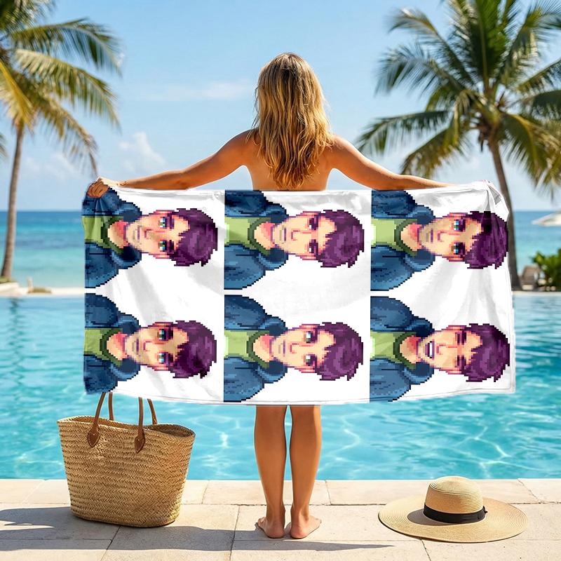 Stardew Valley Fashion Beach Towel: Ideal for Summer Adventures Soft, absorbent and quick drying suitable for swimming and bathing