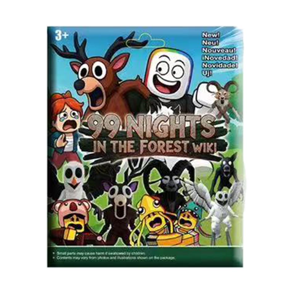 99 Nächte im Wald Actionfigur Hirsch Eule Ziege Blind Box Schreibtischdekoration Modell Ornamente Fans Mystische Weihnachtsgeschenke