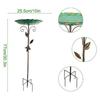 Vintage Freestanding Birdbaths Bird Bath Feeder Bowl Garden Birdbath Bowl Garden Yard Lawn Decor