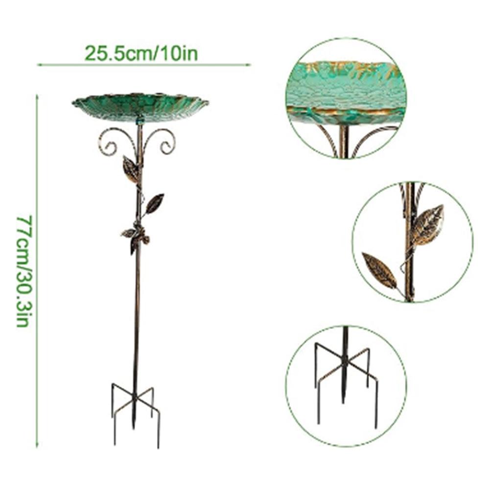 Vintage Freestanding Birdbaths Bird Bath Feeder Bowl Garden Birdbath Bowl Garden Yard Lawn Decor