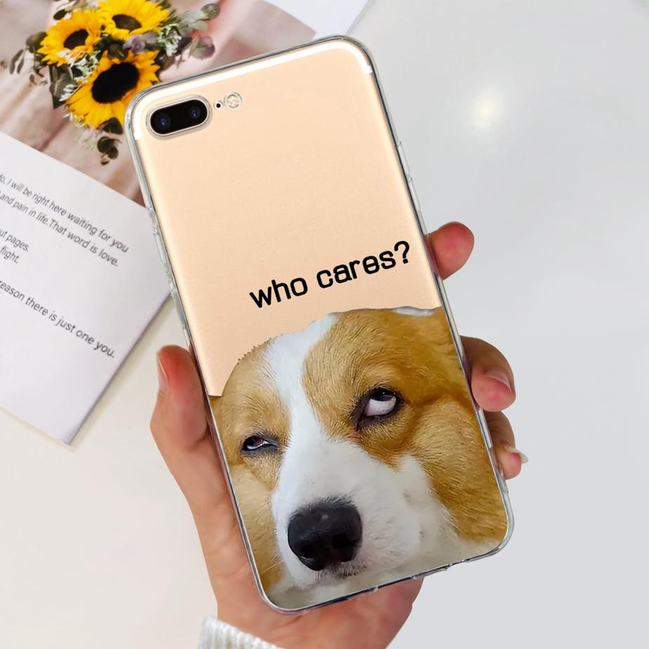 For IPhone 7 Plus Case iPhone8 Plus Fashion Painted Cover Clear Silicone Phone Case For iPhone 8 iPhone7 Plus Soft Fundas Bumper