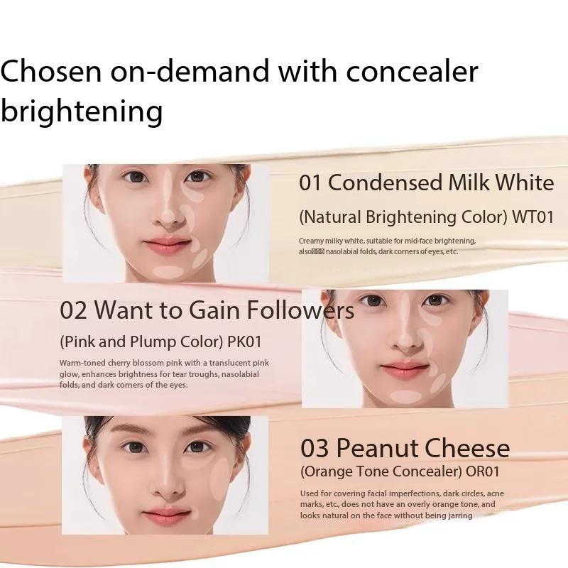 AZTK High Fit Color Corrector Liquid Concealer Pen Highlighter Stick Brightener Contouring Moisturizing Lightweight Powder Cream