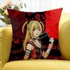 Misa Amane Comic Character World Various Sizes Square Pillow Case For Car Home Bedchamber Decor