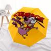 Courage the Cowardly Dog Home Essential Cute Cartoon Umbrella, Portable Folding Umbrella Suitable for All Seasons a0821083