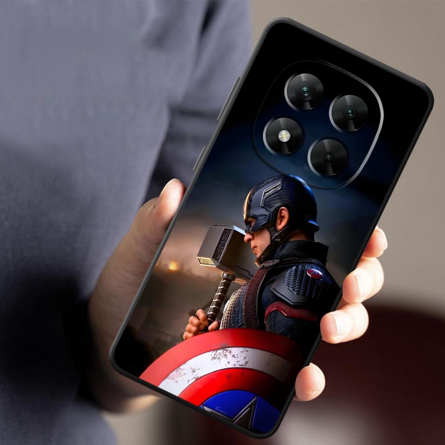 Marvel Innovation Avenger Case for Xiaomi Redmi Note 11s 12s 11 10S 9S 12 Pro 10 7 8 9 13 Pro Plus 14 Funda Phone Cover