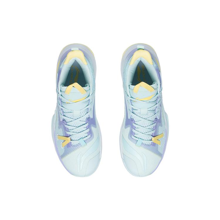 New LiNing Fighting Falcon Cushioning Rebound Low Top Performance Basketball Shoes Men's Blue ABAS045-3