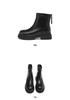 Red Dragonfly Women's Thick-Soled Ankle Boots Mid-Calf Slimming, Plus Velvet Warm Leather Boots - New 2024 Autumn/Winter Collection