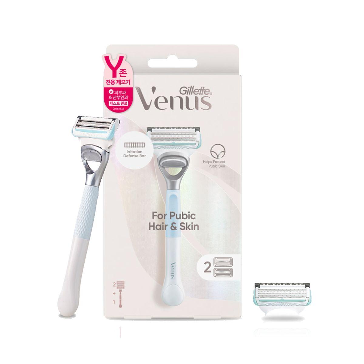 Venus Y-Zone Epilator 2up (Razor 1up + 1 pack of razor blades)