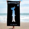 J-Jamiroquai Figura s rohy Funk Disco Kapela Potisk Plážová osuška Mikrovlákno Rychleschnoucí Ručník do koupelny Pro bazén Pláž Cestování Fanoušci Funkové hudby