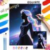 Galaxy Princess Painting by Numbers Hand Filled Drawing Art Kit Home Decor