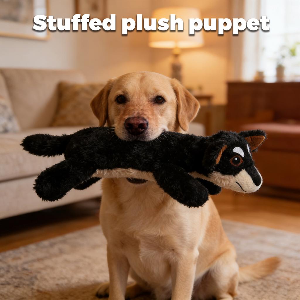 Plush Squeaky Dog Toys For Interactive Play - Chew Toys For Boredom Relief, Assorted Colors