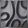 3D Wall Panel Mold for Gypsum, Plaster or Concrete Tile for Decorative Wall Panels 'Shaula'