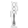 Rust-Free Nut Butter Mixer Stainless Steel Egg Beater Kitchen Tool Pancake Batter Tool  Cooking