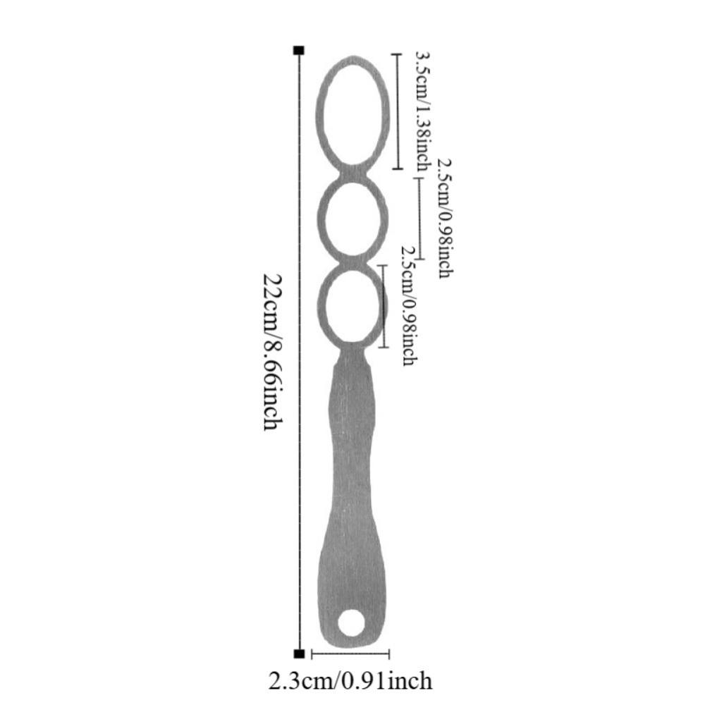 Rust-Free Nut Butter Mixer Stainless Steel Egg Beater Kitchen Tool Pancake Batter Tool  Cooking