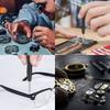 24 Stück Magnetischer Schraubendreher Präzisions-Handheld-Mikro-Torx-Schlitz-Kreuz-Y-Schraubendreher für Uhren, Brillen, Schmuck, Elektronikreparatur