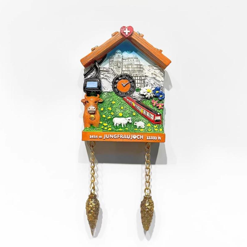 Zwitserland Souvenirs Zürich Koelkastmagneten Alpen Jungfrau Meer van Luzern Regio Kapelbrug Interlaken Koelkaststickers Cadeaus