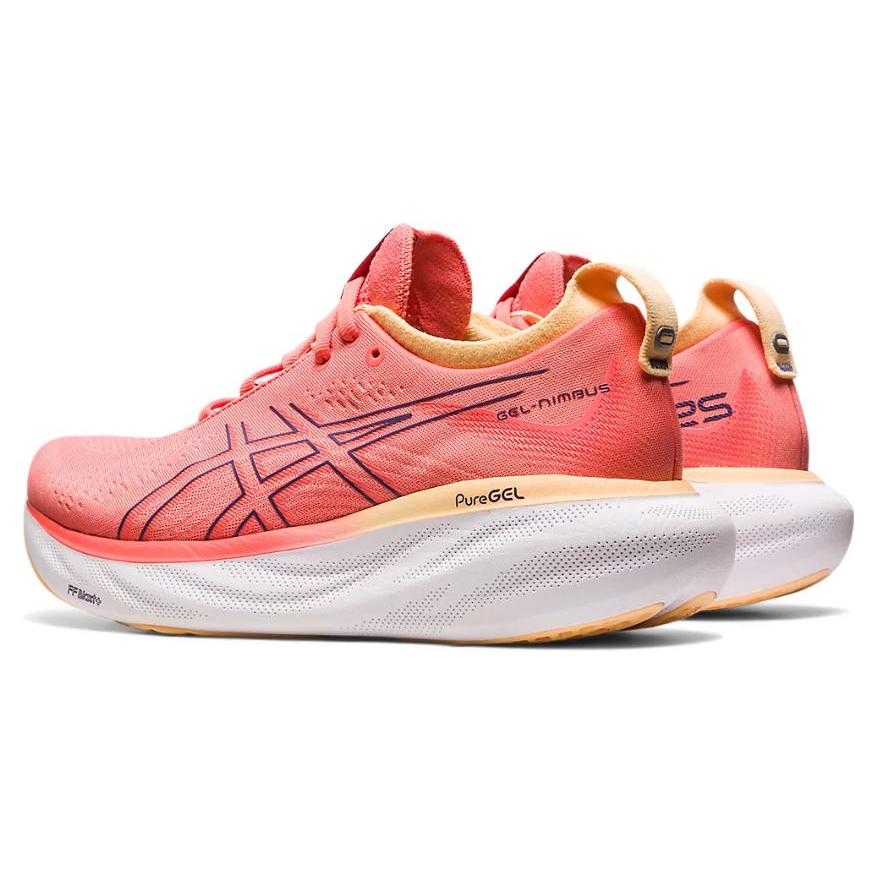 Nové Asics Gel Nimbus 25 Papaya Dusty Purple Dámské 1012B356-700