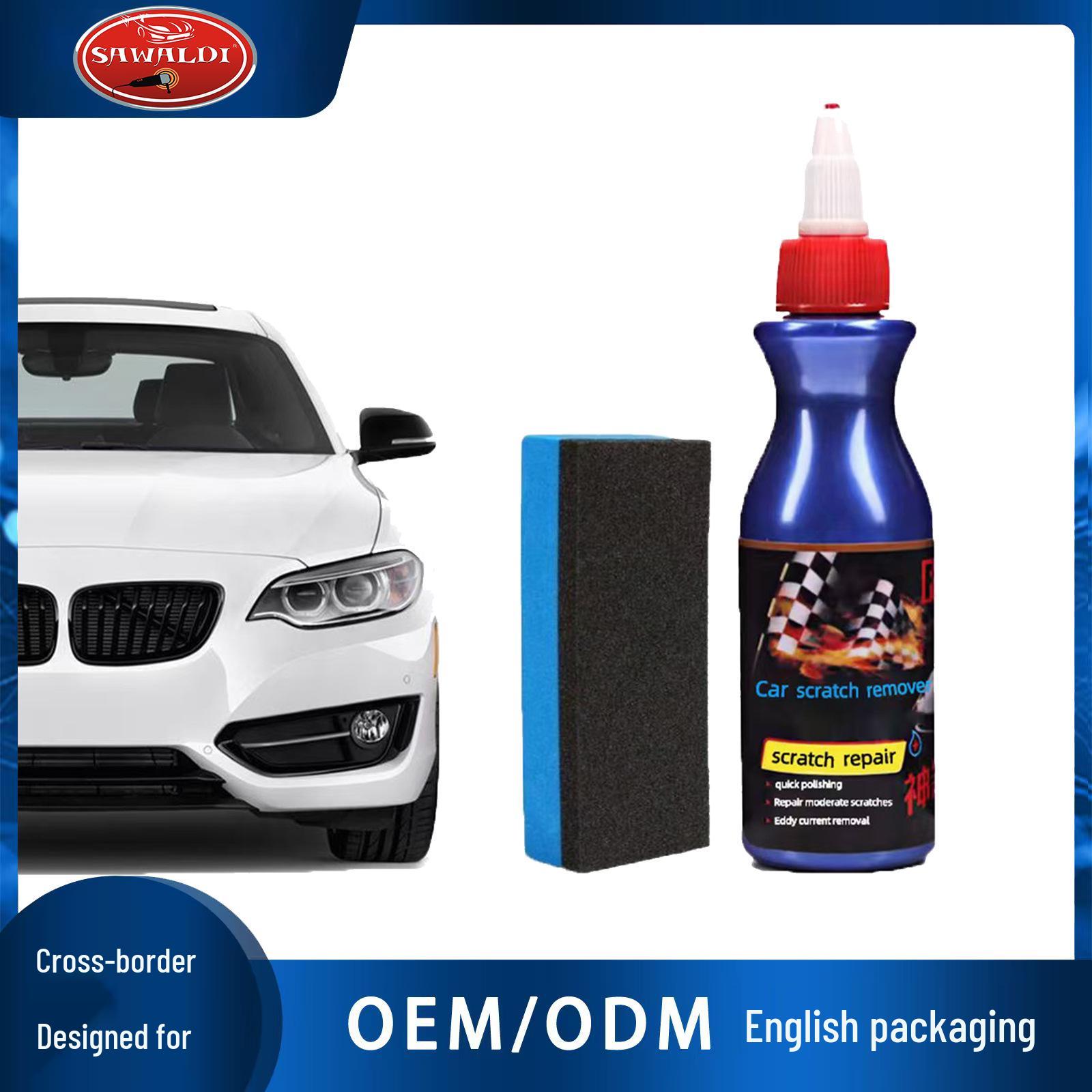 

Воск для удаления царапин с автомобиля - Абразивная полироль для краски и крем от пятен Scratch Wax + Sponge