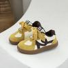 Kids Slip-On Casual Sneakers Boys Girls Soft Rubber Sole Lightweight PU Upper Toddler Low-Top Shoes