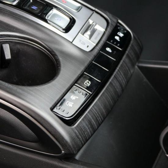 ABS Mittelkonsolen-Schaltknauf-Abdeckung Zierleiste für Hyundai Tucson Linkslenker -2024