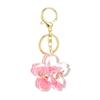 Creatieve Cartoon Kersenbloesem Schelp Zwevende Vloeistof Sleutelhanger Tas Hanger Schattige Kwikzand Sleutelhanger Cadeau