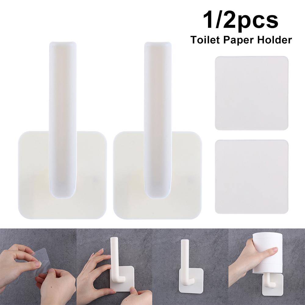 Bathroom Self-adhesive Cutting Board Pot Lid Holder Tissue Hanger Toilet Paper Holder Storage Racks
