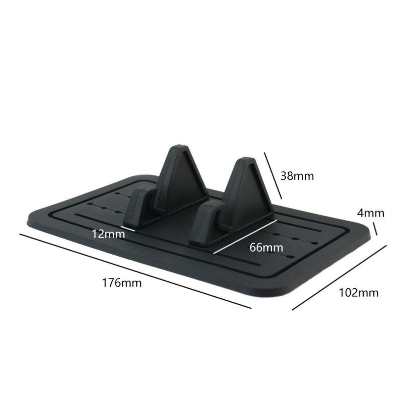 Silikonpad Rutschfeste Armaturenbrettmatte Autohalterung Halterung Dock für Telefon Universal