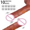 Realistic Thrusting Dildo Vibrator Sex Toys for Women Rotating Anal Dildo Heating Giant Dildo 5 Telescopic & 7 Vibration Modes