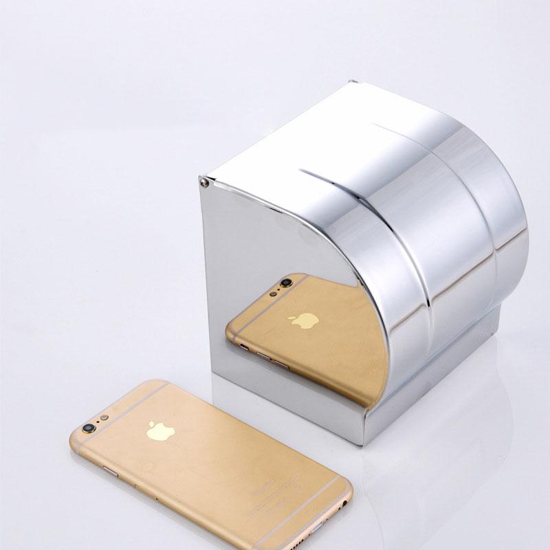 Stainless Steel Toilet Paper Holder Toilet Paper Holder Toilet Waterproof Tissue Box Sanitary Roll Paper Toilet Paper Storage