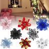 Flower Christmas Tree Garland Xmas Wreath Fireplace Door Decor Room Ornament