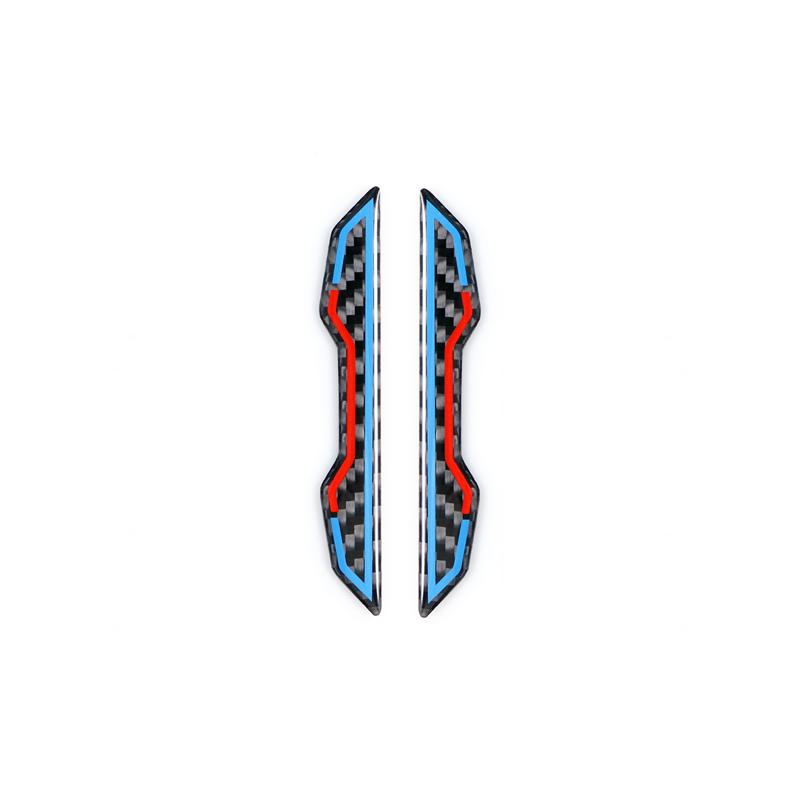 For BMW E90 E60 F10 F30 F20 G30 E92 G20 E91 F11 F31 E61 F36 X1 X3 X5 Carbon Fiber Car Rearview Mirror Anti-Collision Stickers