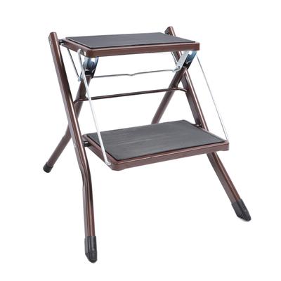 2 Step Ladder 264.6lbs Capacity Folding Step Stool with Wide Anti Slip Pedal for Kitchen Bathroom